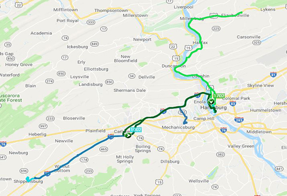 Commuter Routes Map